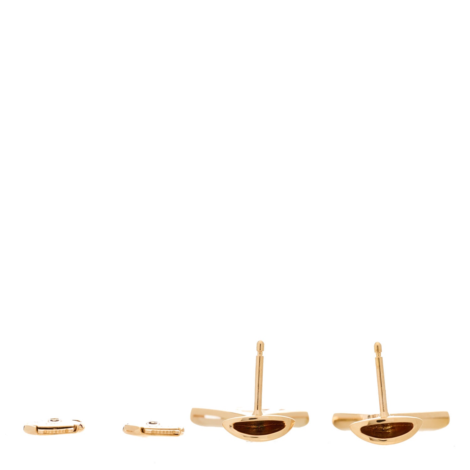 Bulgari 18K Rose Gold Diamond Mother of Pearl Divas' Dream Earrings 3 of 5