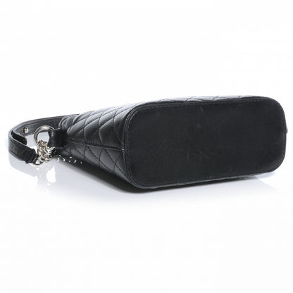 Chanel Lambskin Quilted Bucket Shoulder Bag Black 4 of 7