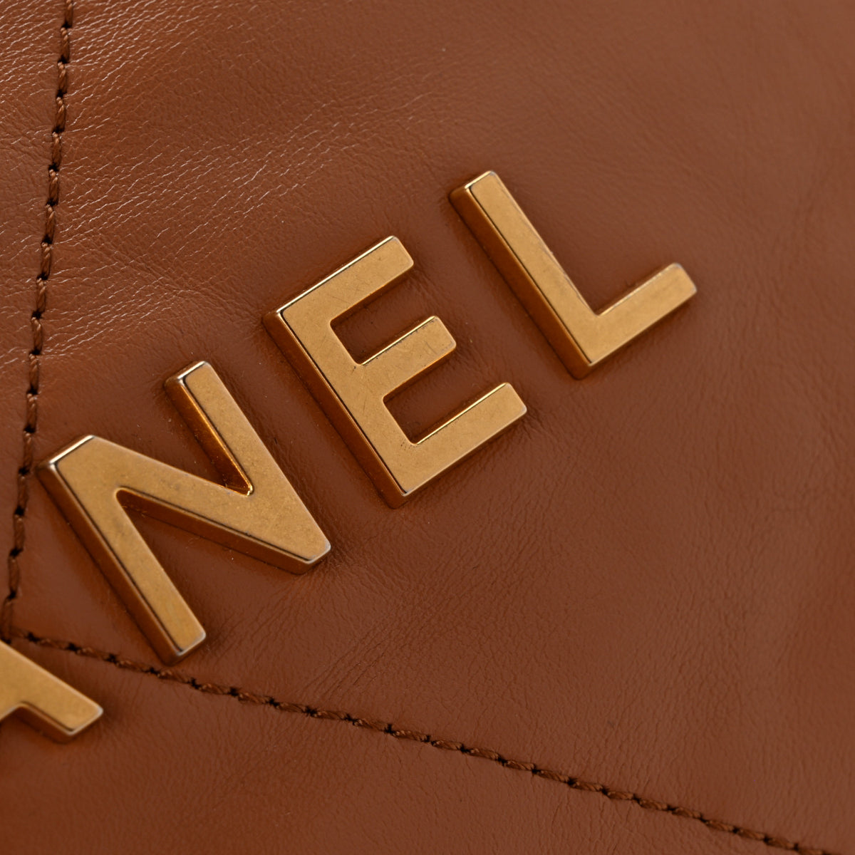 Chanel Shiny Calfskin Quilted Small Chanel 22 Beige 12 of 14