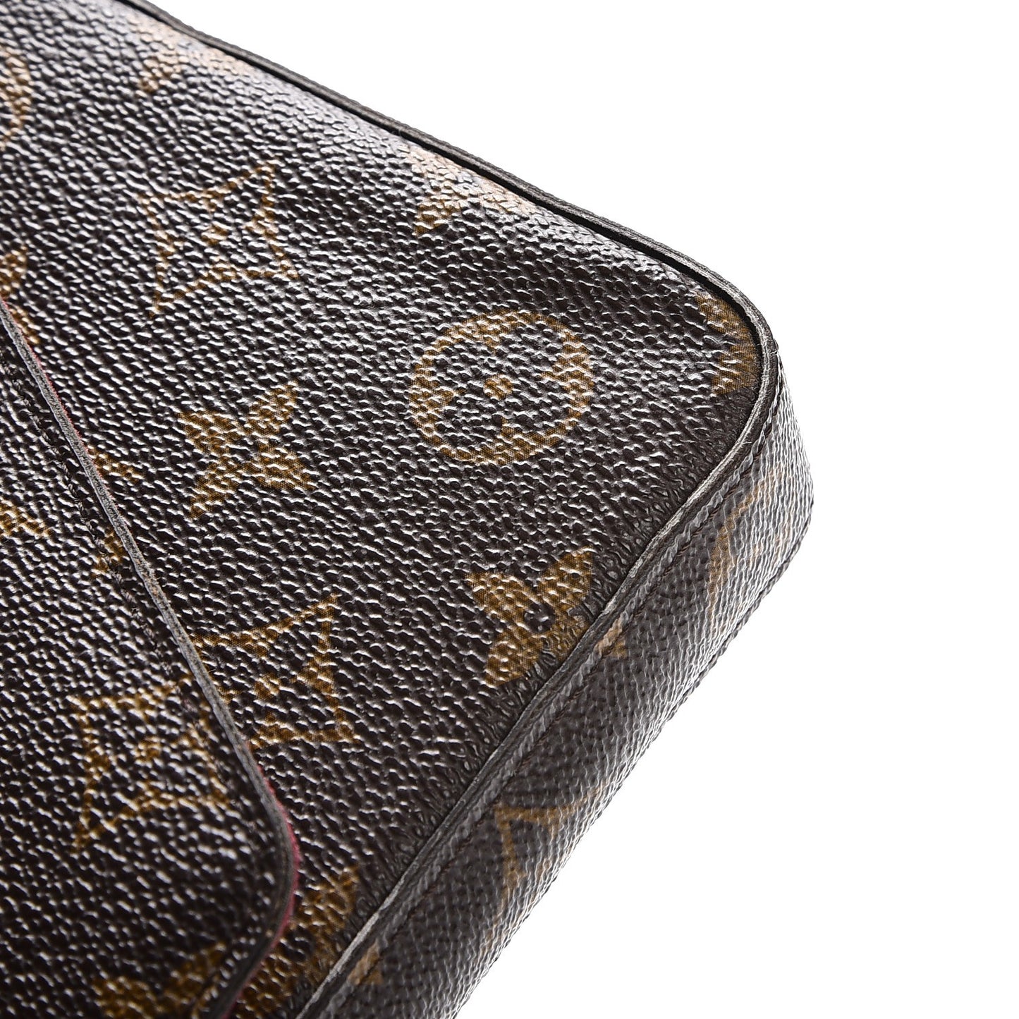Monogram Pochette Felicie Chain Wallet Fuchsia
