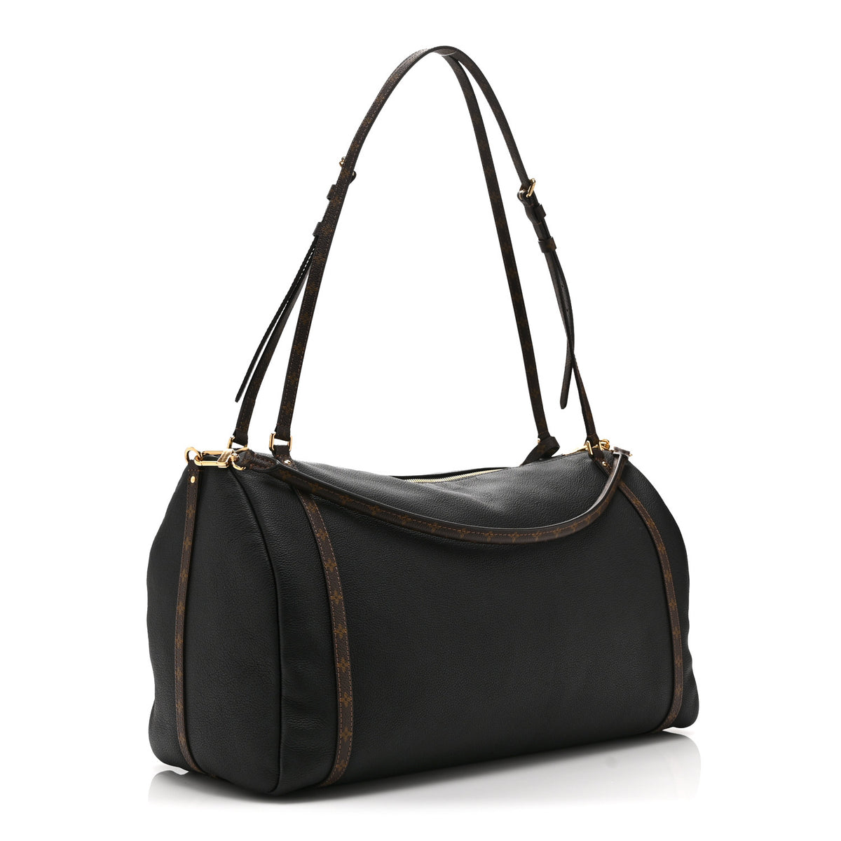 Grained Calfskin Monogram Express Travel Black