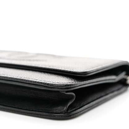 Chanel Caviar Timeless CC Wallet on Chain WOC Black 11 of 14