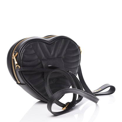 Louis Vuitton Calfskin New Wave Heart Bag Black 3 of 12