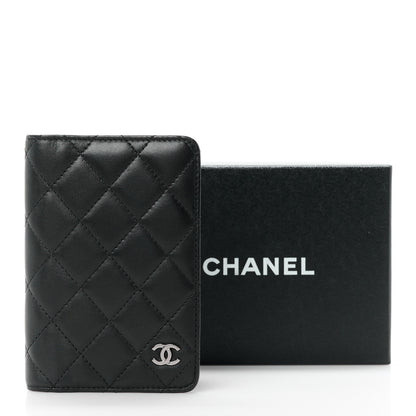 Chanel Lambskin Quilted Small Agenda Cover Black 14 of 14