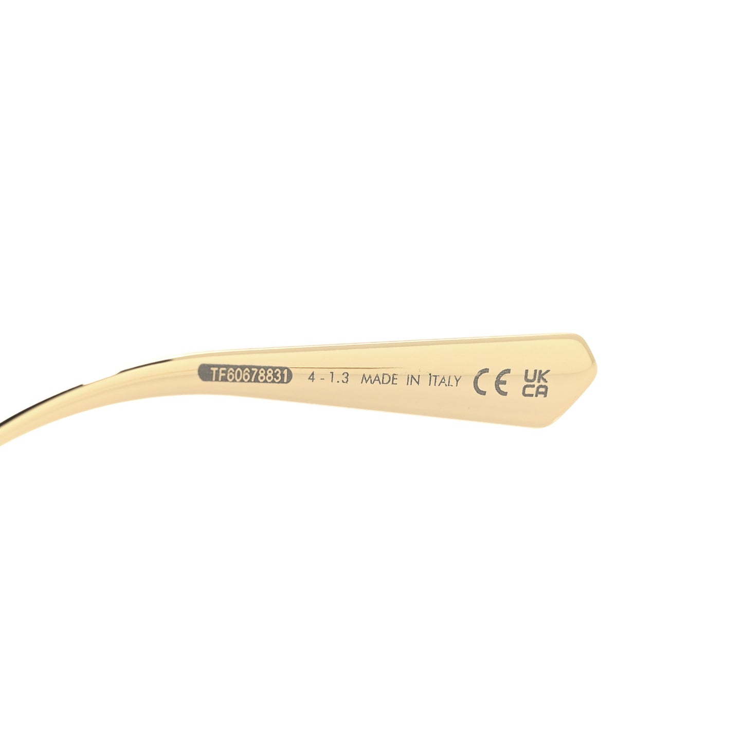 Square 30 Montaigne Sunglasses Beige
