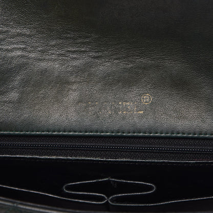 Chanel Lambskin Quilted Small Single Flap Dark Green 6 of 14