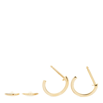 Cartier 18K Yellow Gold Small LOVE Hoop Earrings 3 of 7