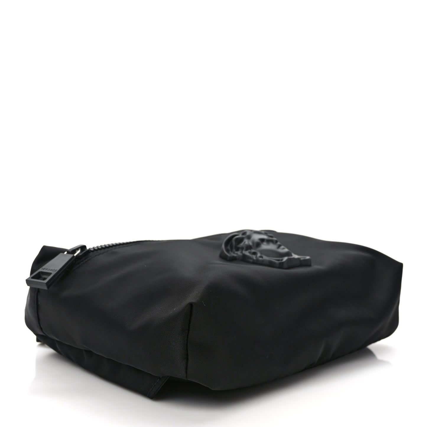 Nylon Palazzo Medusa Belt Bag Black Ruthenium