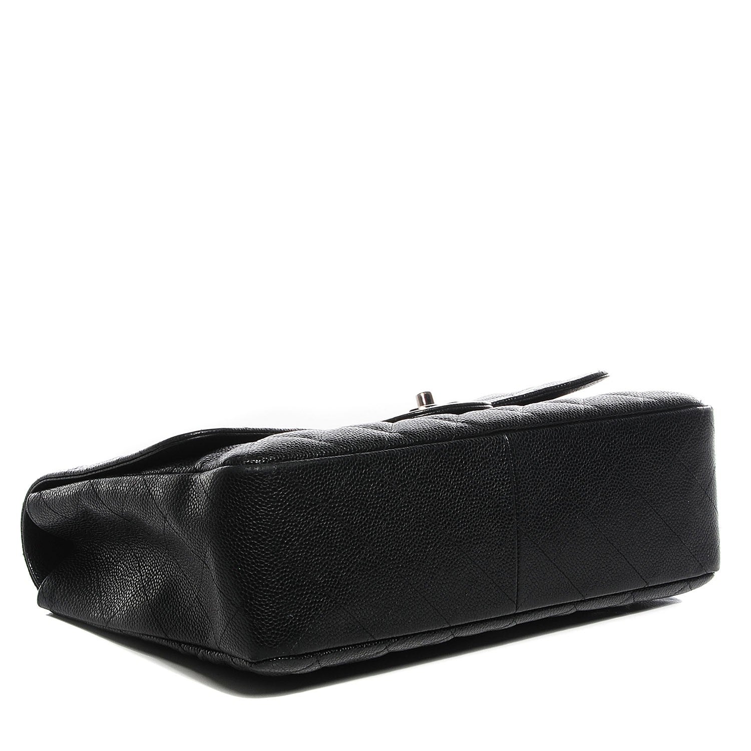 Chanel Caviar Quilted Jumbo Single Flap Black 4 of 8