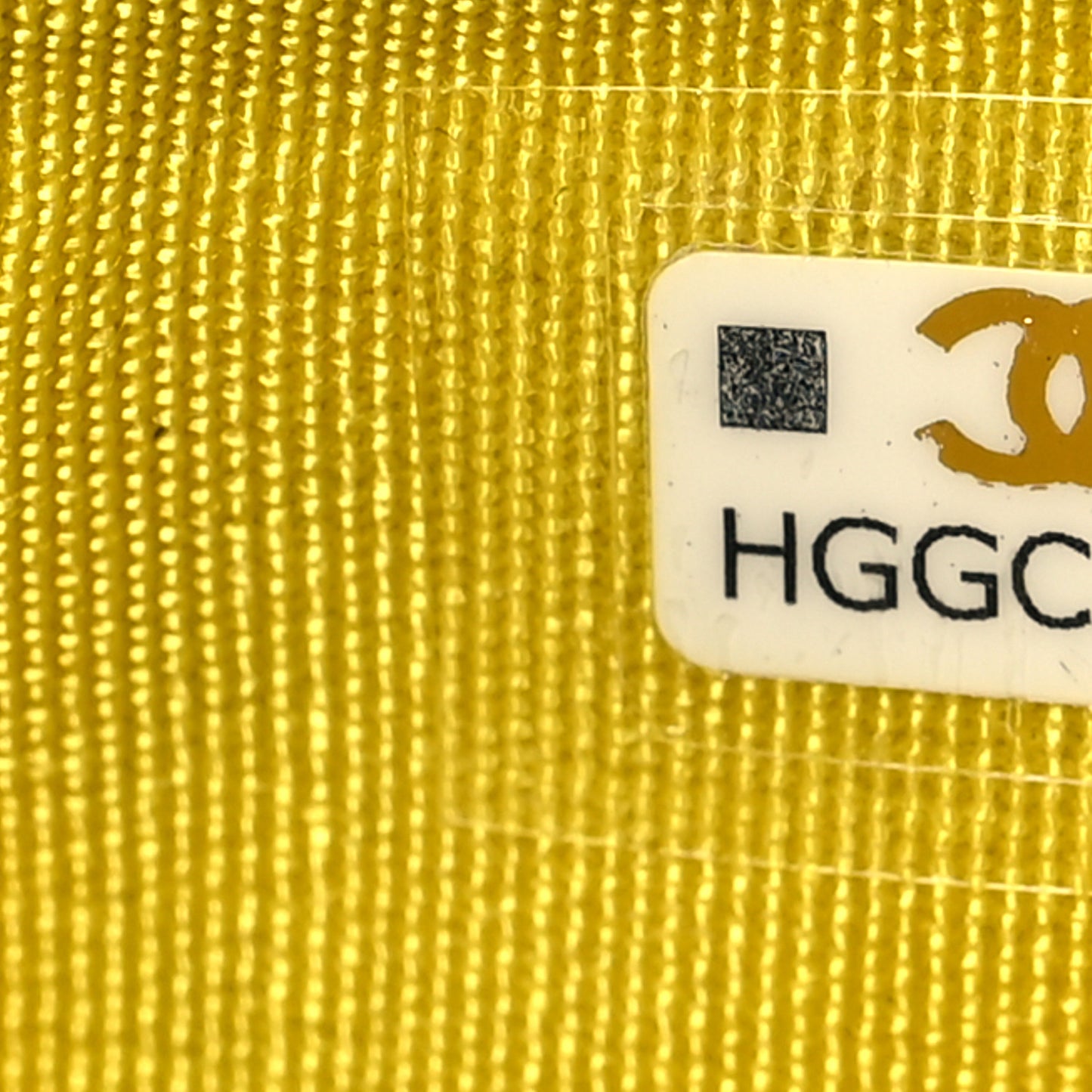 Lambskin Quilted Chanel 19 Card Holder Yellow