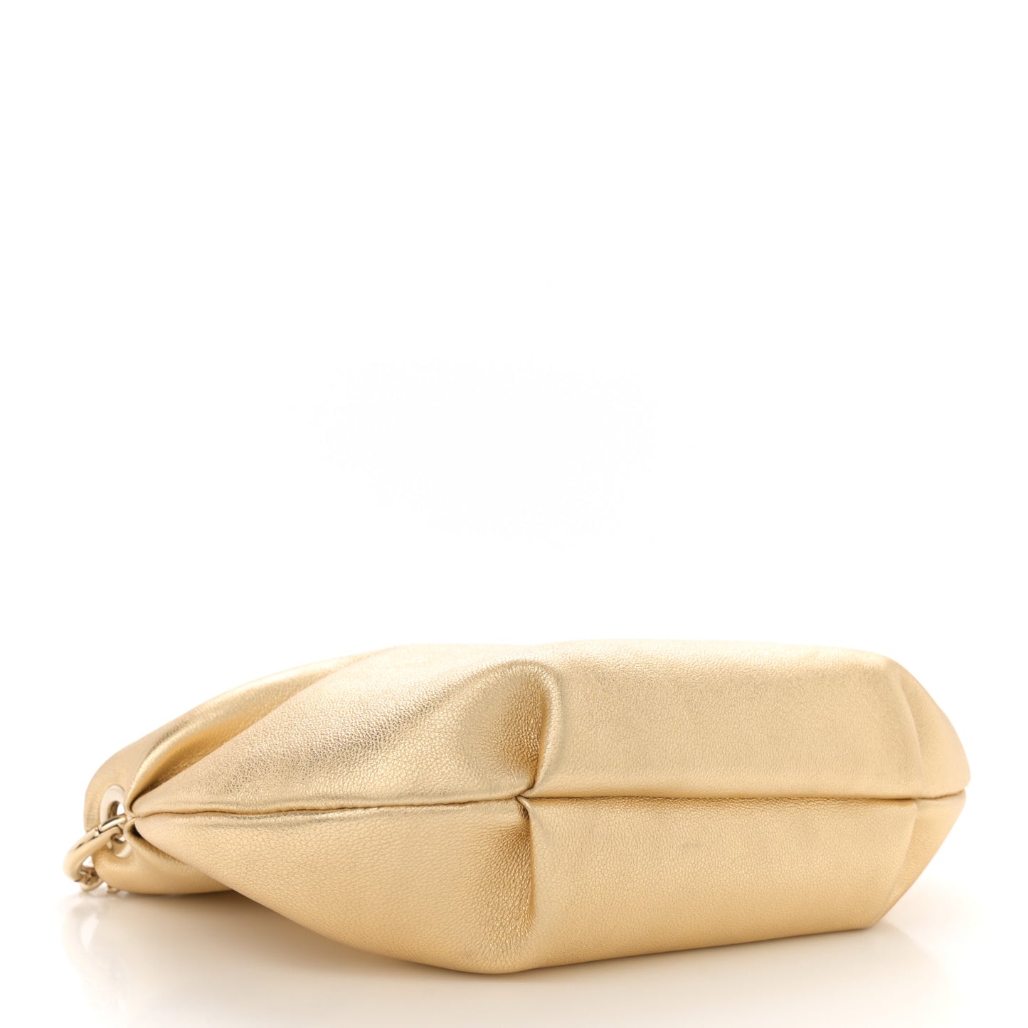 Metallic Lambskin Bonny Shoulder Bag Gold