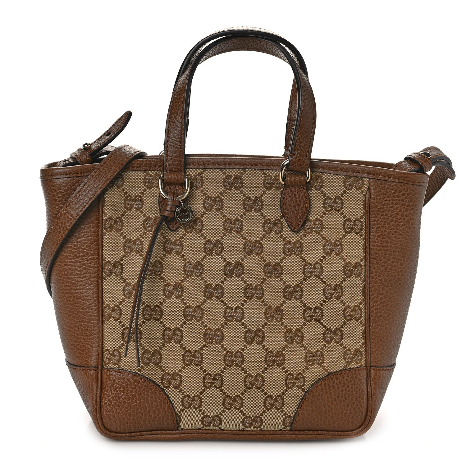 Gucci Monogram Small Bree Tote Beige Tabacco 1 of 9