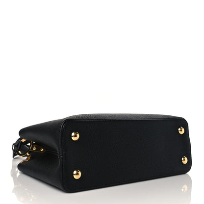 Louis Vuitton Taurillon Embellished Flower Crown Capucines PM Black 4 of 9