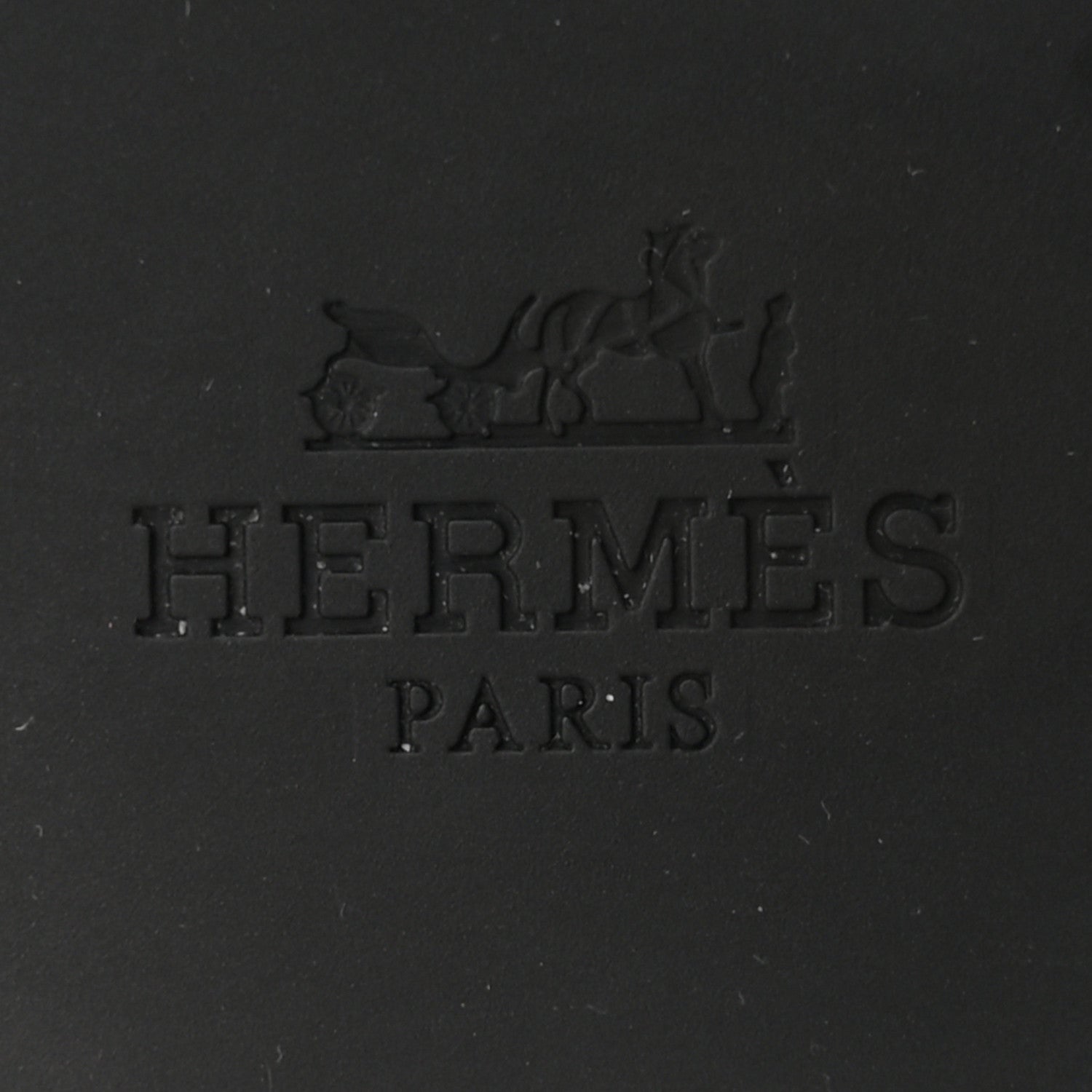Hermes Rubber Chaine d'Ancre Island Sandals 38 Black 8 of 9