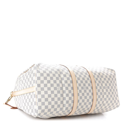 Louis Vuitton Damier Azur Keepall Bandouliere 55 3 of 11