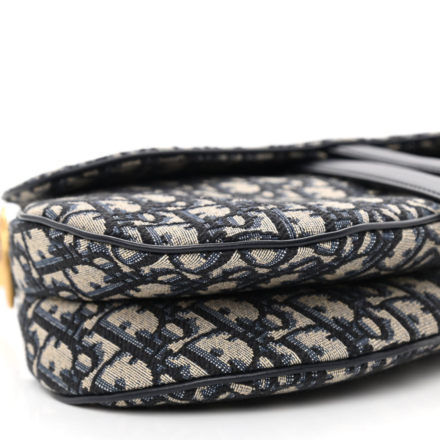 Oblique Saddle Bag With Strap Blue