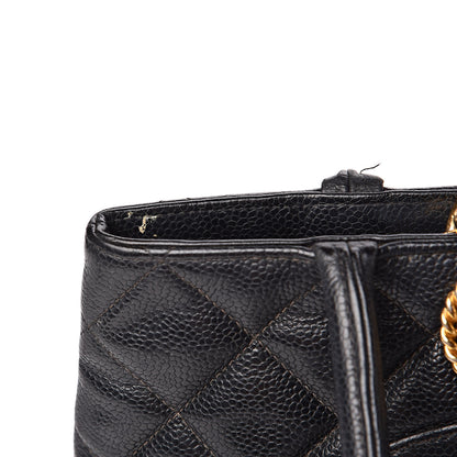Chanel Caviar Quilted Medallion Tote Black 16 of 16