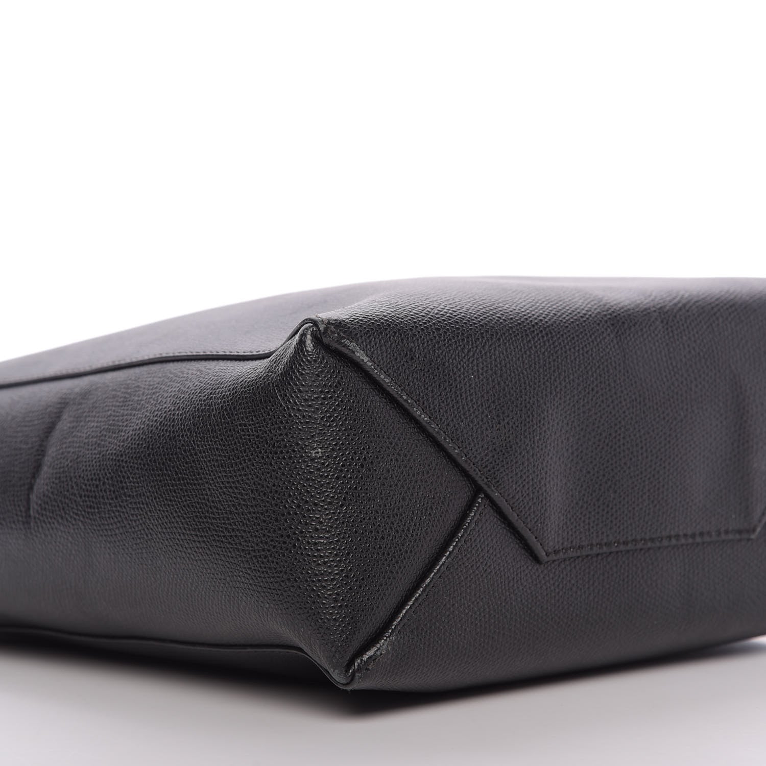 Celine Grained Calfskin Small Vertical Cabas Black 6 of 8