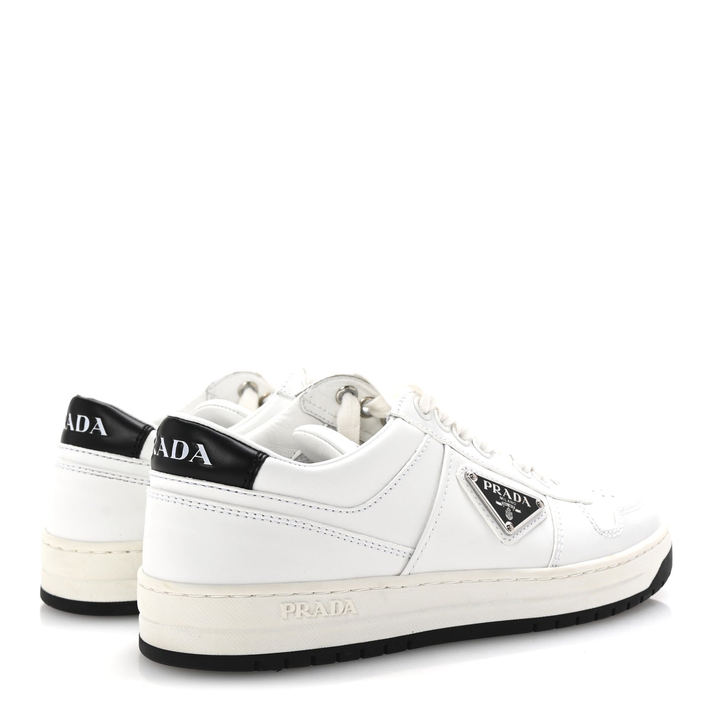 Vitello Rois Triangle Womens Downtown Low Top 30mm Sneakers 36 White Black