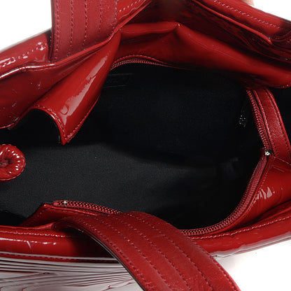 Chanel Vinyl Coco Ming Petit Shopping Tote Red 5 of 7