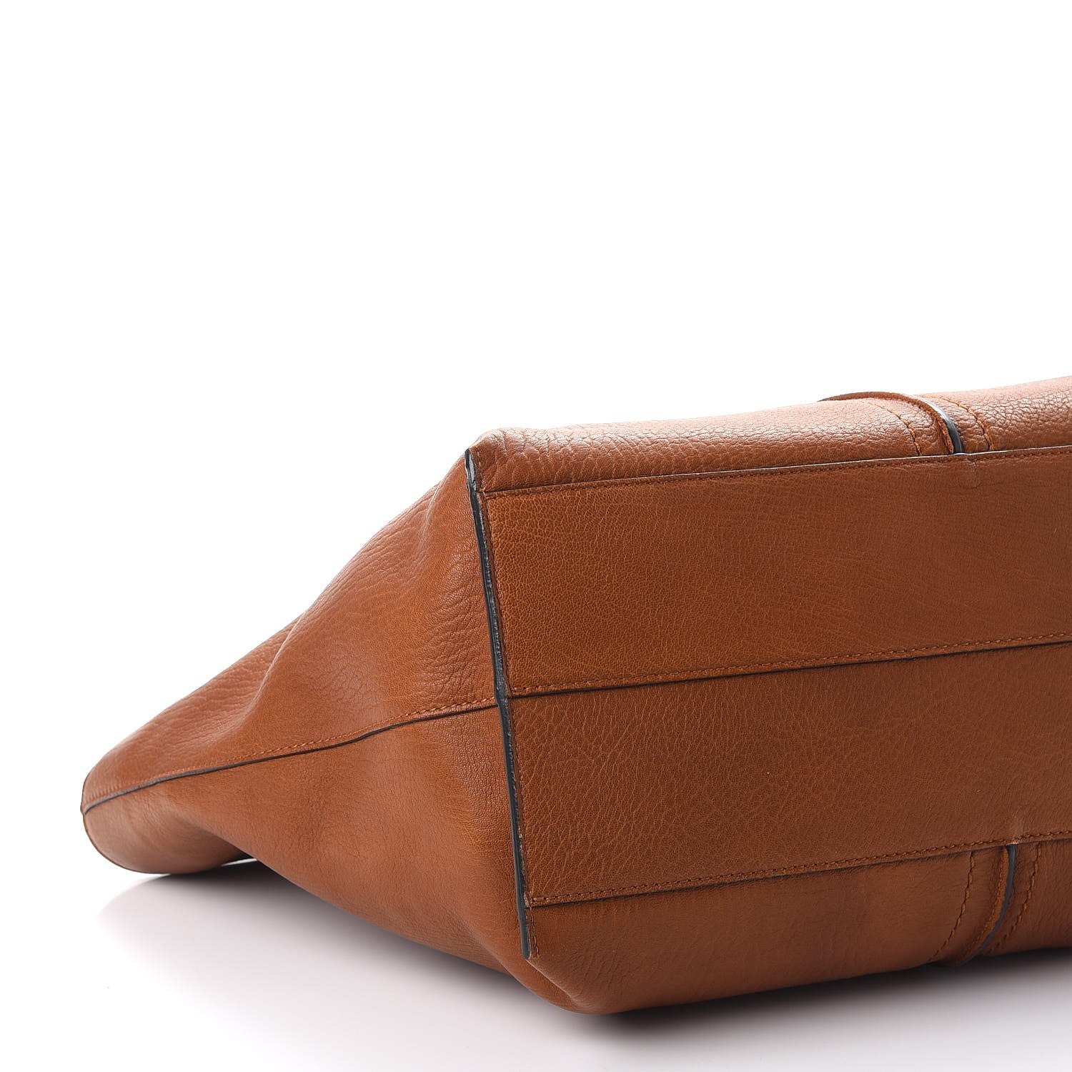 Chloe Grained Lambskin Keri Tote Caramel 11 of 12