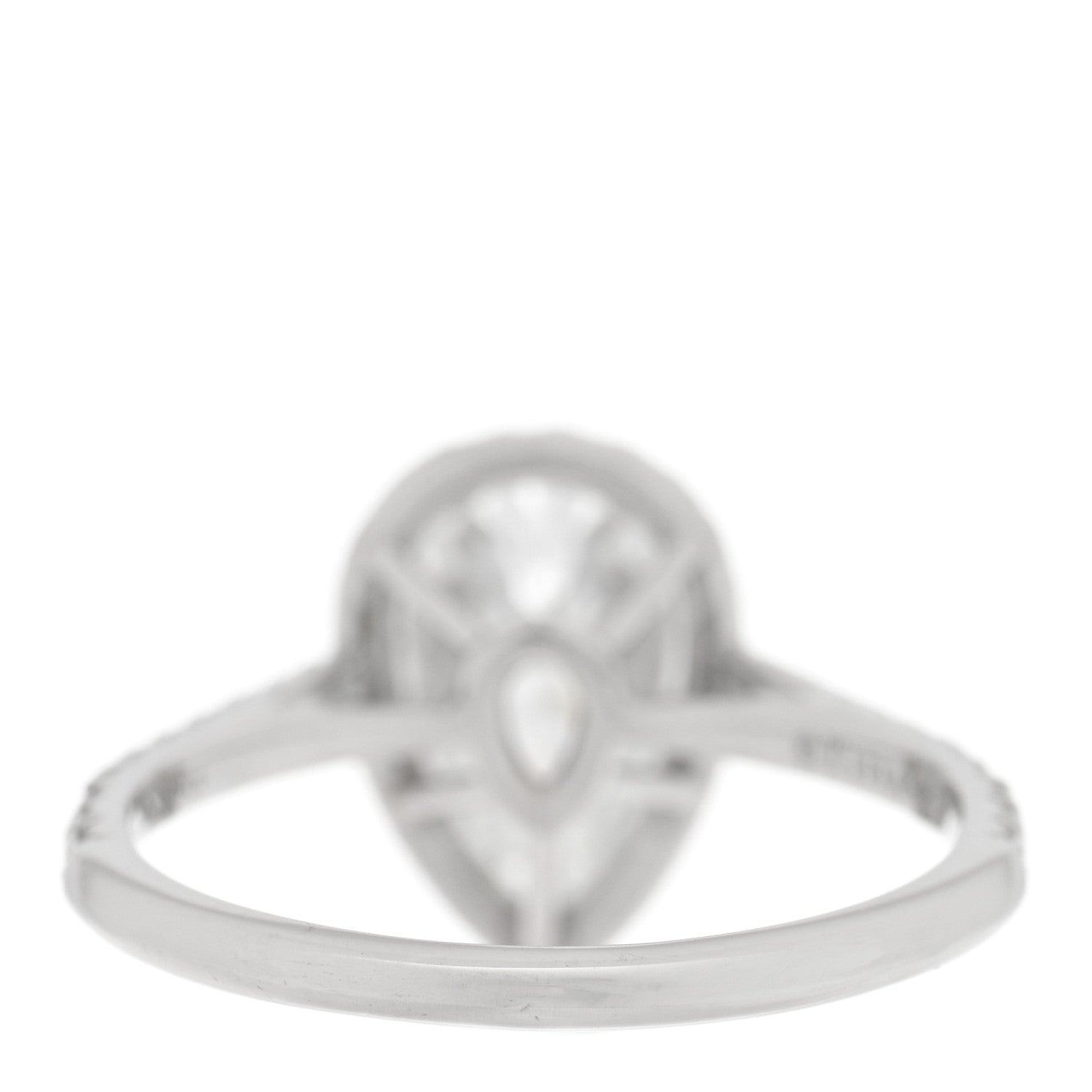 Tiffany Platinum Diamond 1.50ct Soleste Pear Cut Ring 52 6 3 of 5