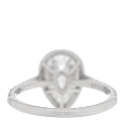 Tiffany Platinum Diamond 1.50ct Soleste Pear Cut Ring 52 6 3 of 5