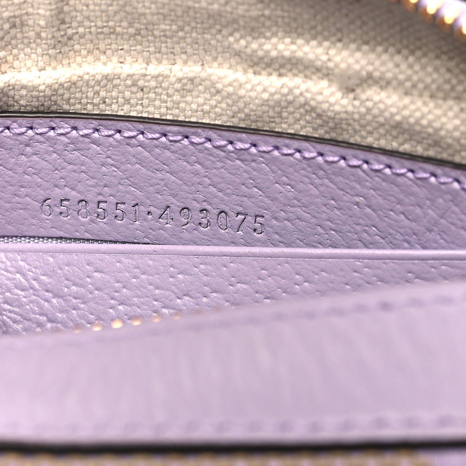 Gucci Monogram Jumbo GG Textured Dollar Calfskin Mini Ophidia Half