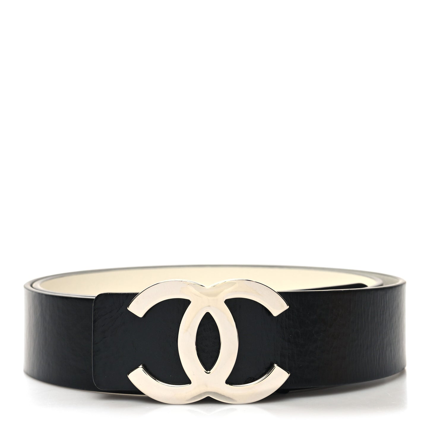 Calfskin CC Reversible Belt 95 38 Black White