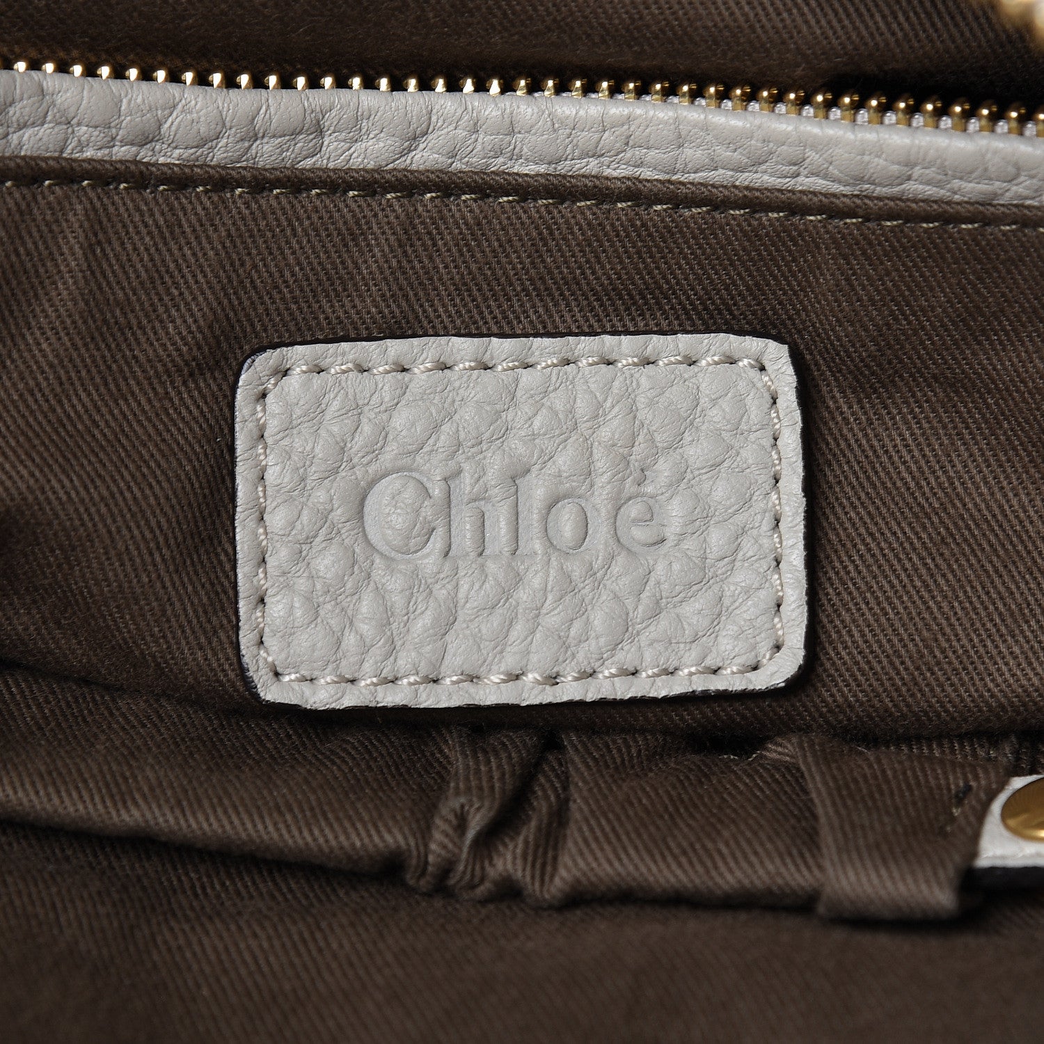 Chloe Calfskin Large Marcie Satchel Dove 6 of 13