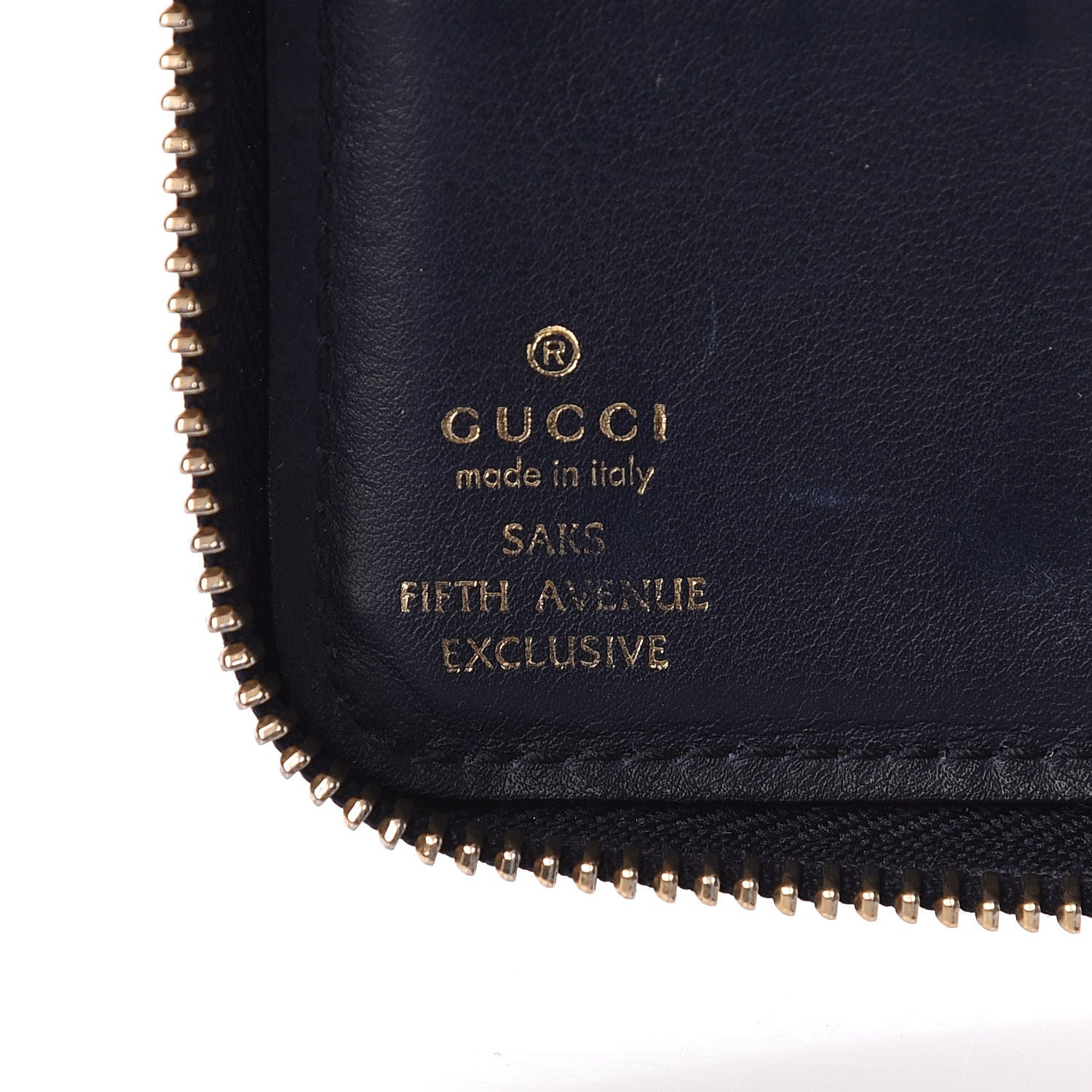 Gucci Microguccissima Large Zip Around Organizer Wallet Blue 6 of 14