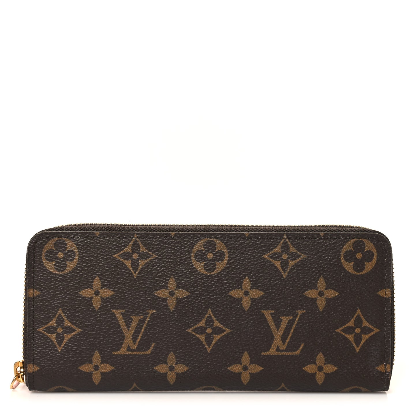 Monogram Clemence Wallet Rose Ballerine