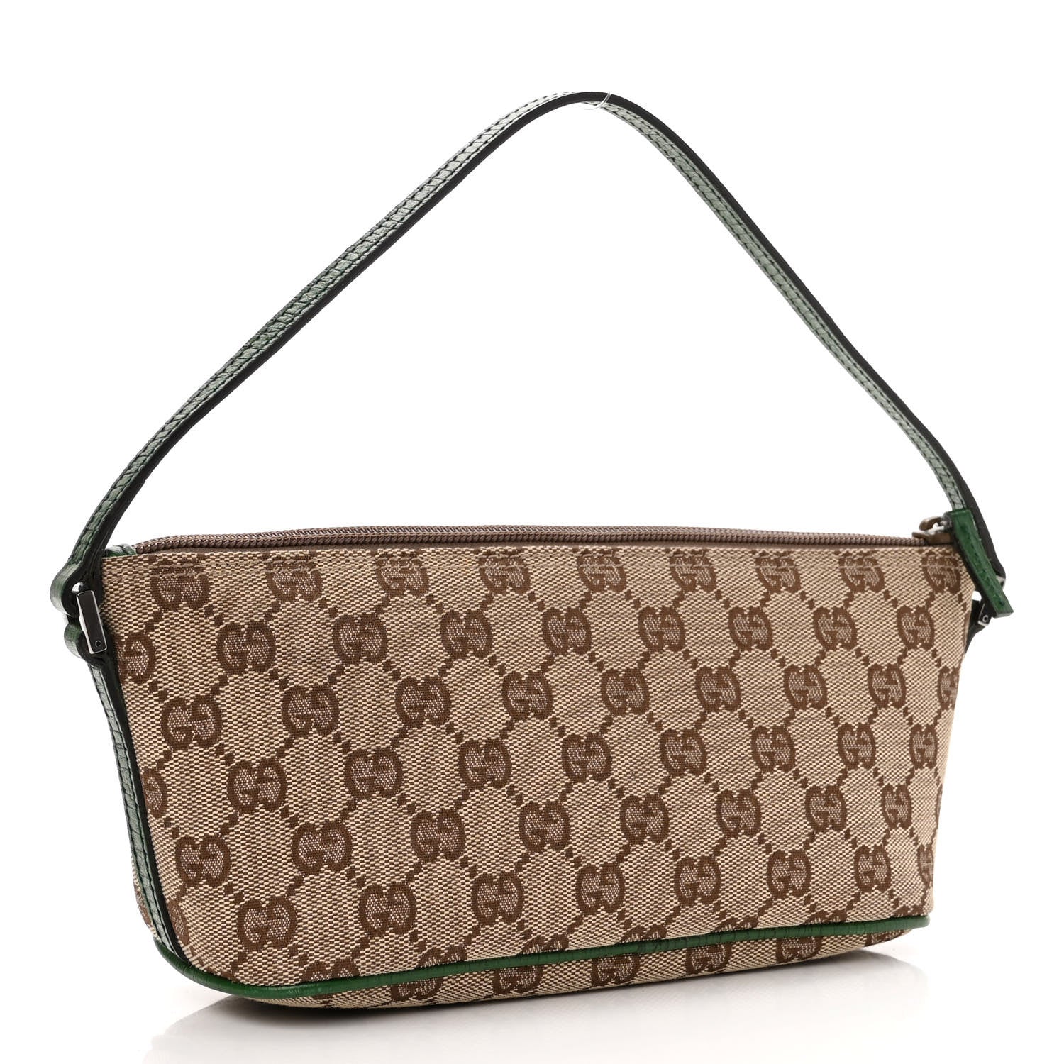 Gucci Monogram Boat Pochette Green 3 of 10