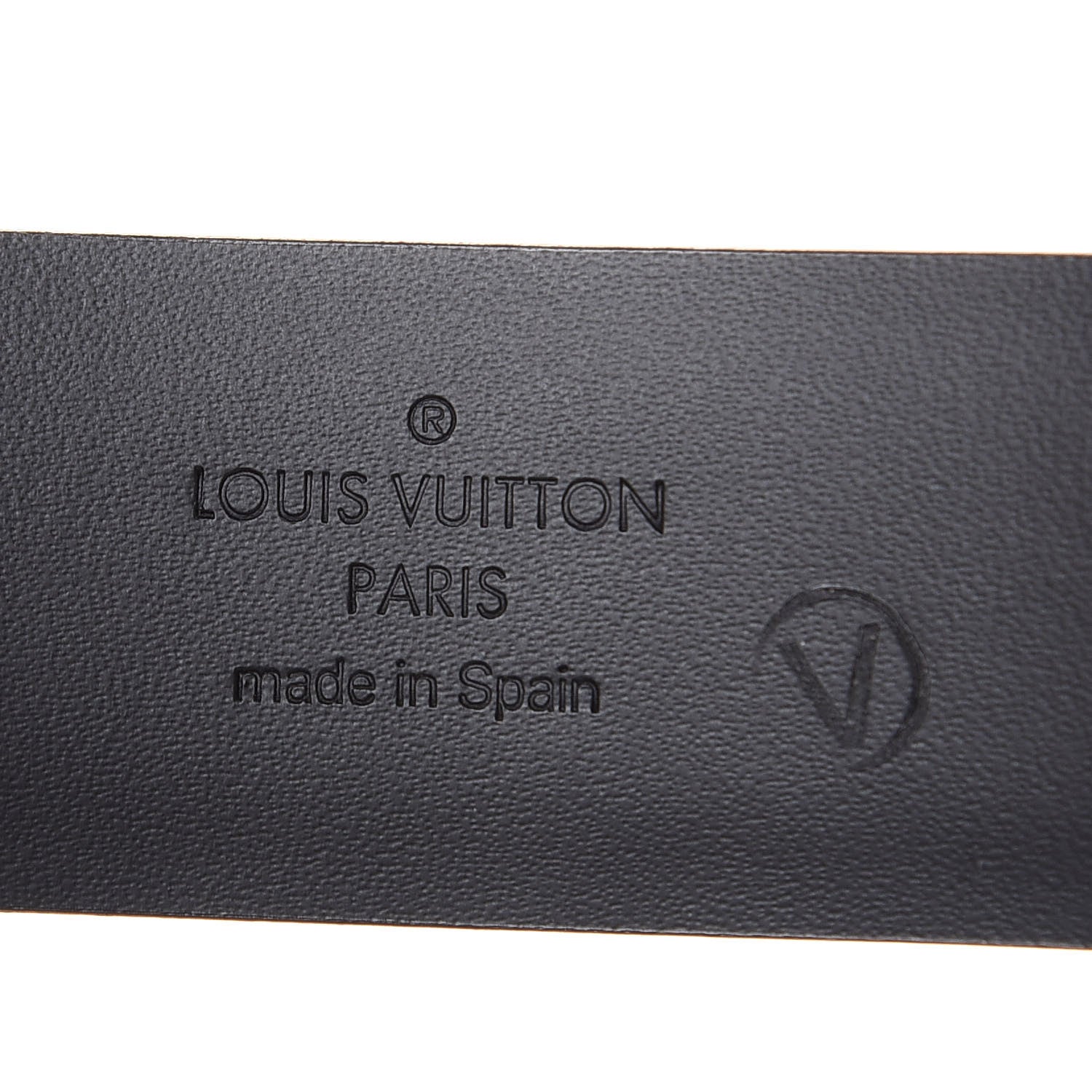 Louis Vuitton Glazed Calfskin LV Anagramme 30mm Belt 110 44 Black 7 of 8