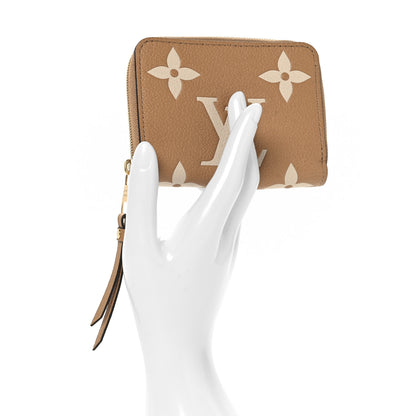 Louis Vuitton Empreinte Monogram Giant Zippy Coin Purse Arizona Creme 2 of 6