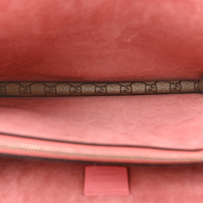 Gucci GG Supreme Monogram Crystal Floral Embroidered Medium Dionysus Shoulder Bag Beige Pink Beige Multicolor 6 of 15