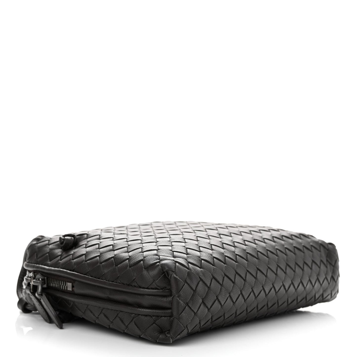 Nappa Intrecciato Nodini Bag Ebano