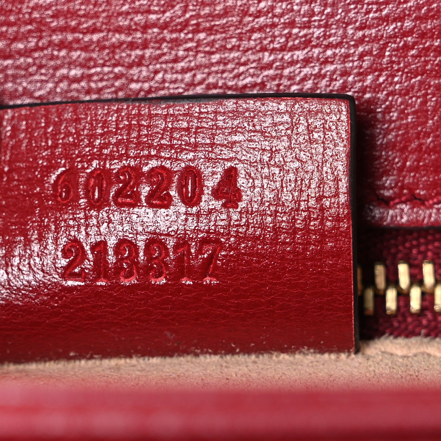 Gucci GG Supreme Monogram Azalea Calfskin Horsebit 1955 Shoulder Bag Beige Ebony New Cherry Red 7 of 10