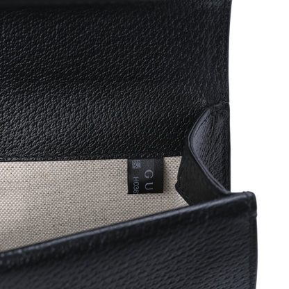 Gucci Jacquard Black Denim GG Monogram Textured Dollar Calfskin Small Dionysus Shoulder Bag Black Ivory 6 of 10