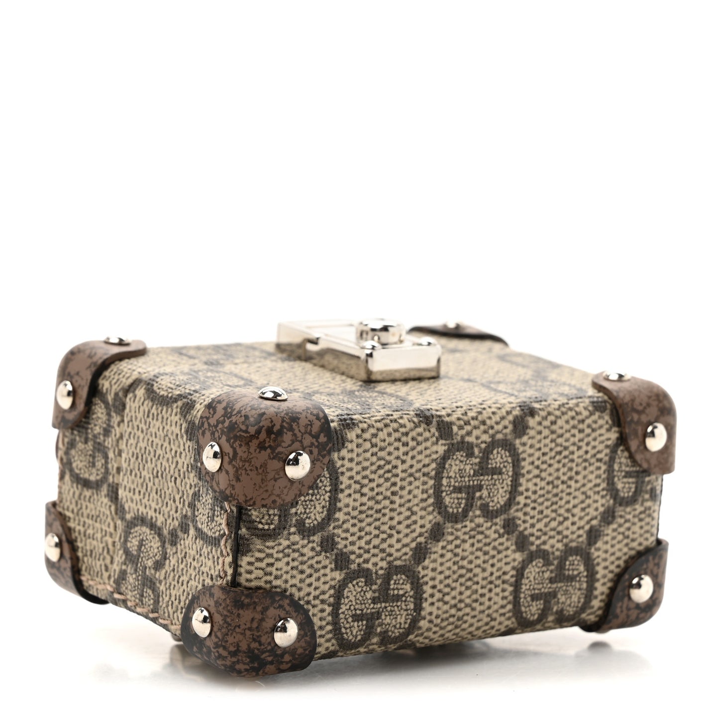 GG Supreme Monogram AirPods Pro Case Beige Ebony