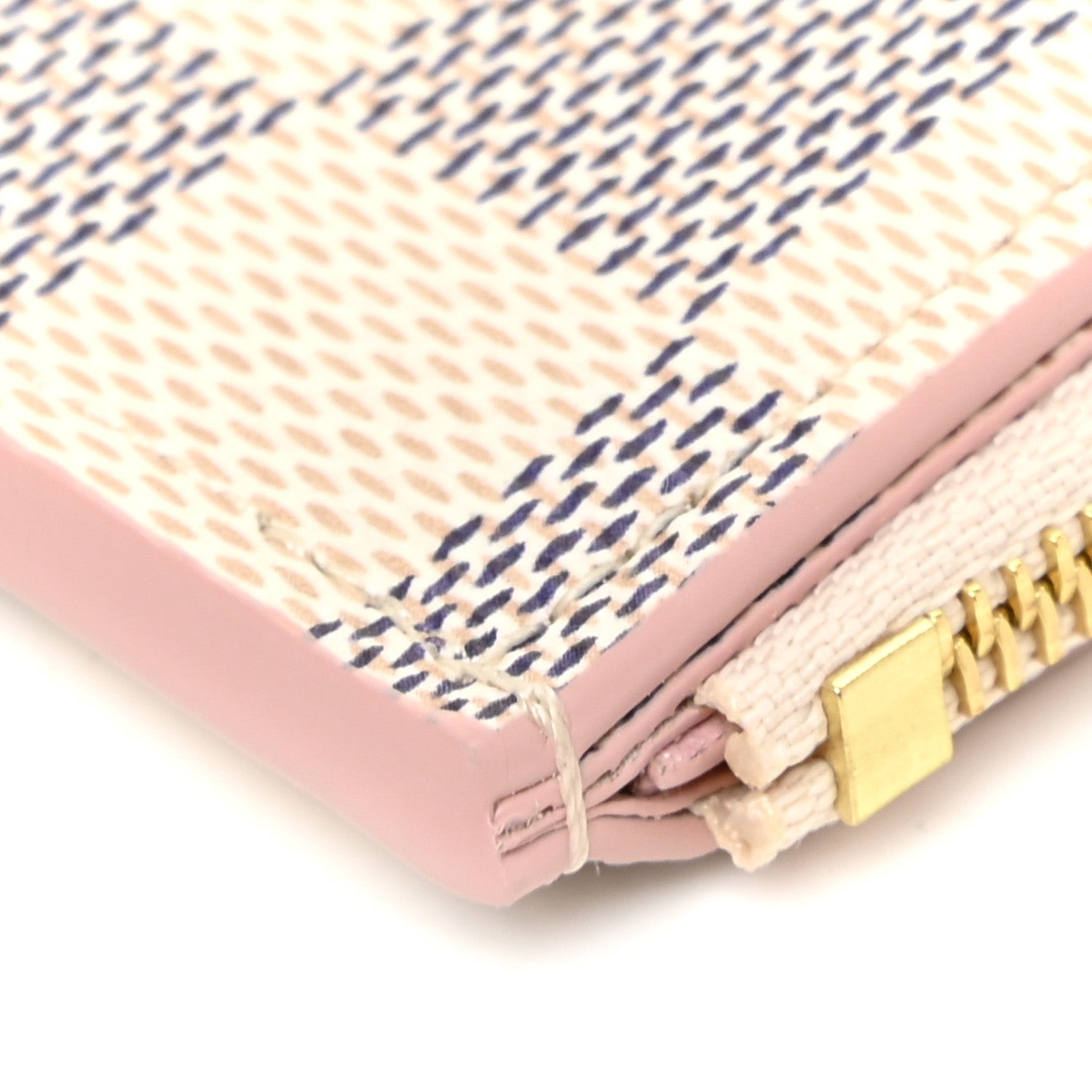 Louis Vuitton Damier Azur Recto Verso Card Holder Rose Ballerine 9 of 10