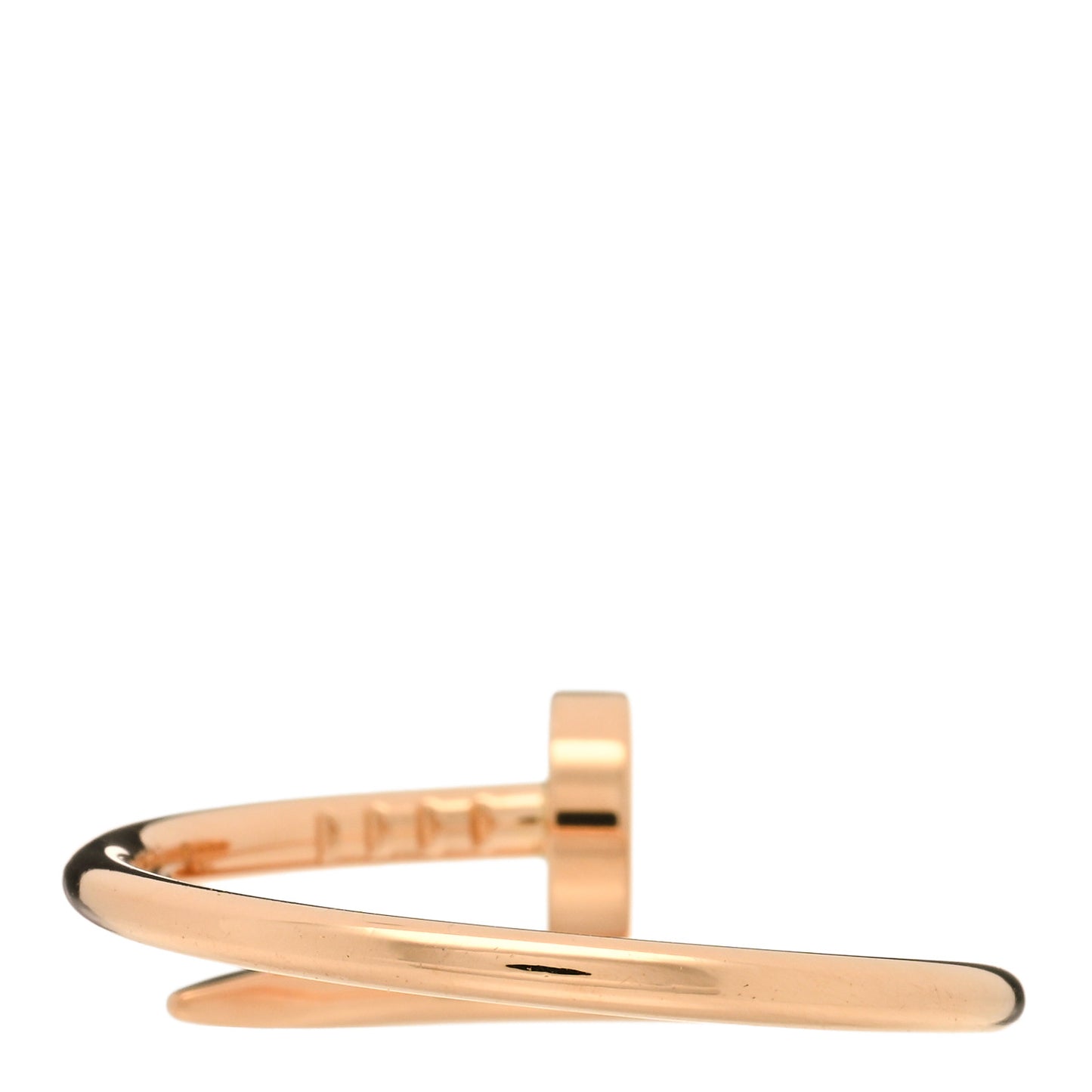 18K Pink Gold Small Juste Un Clou Ring 54 6.75
