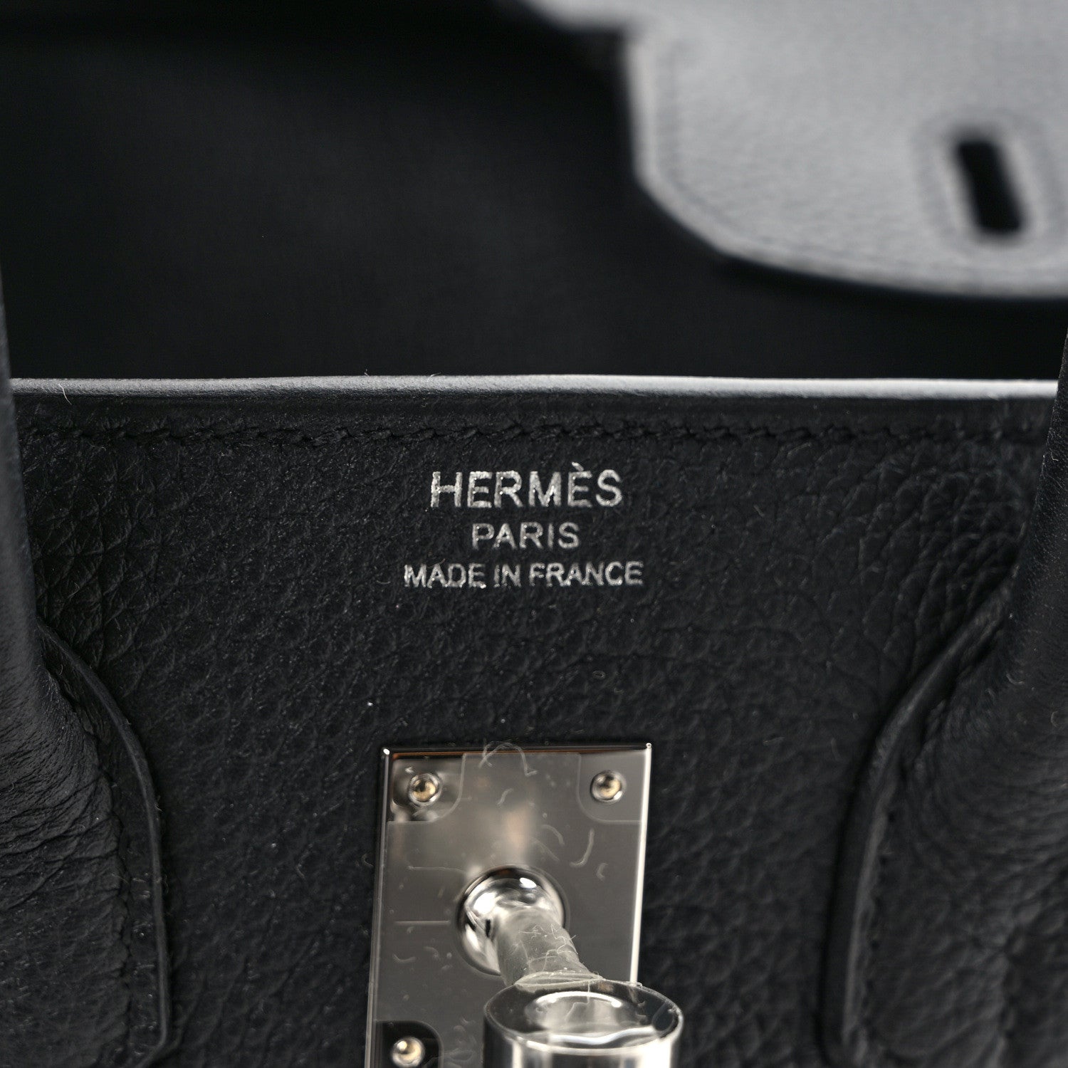 Hermes Togo Birkin 25 Black 6 of 9