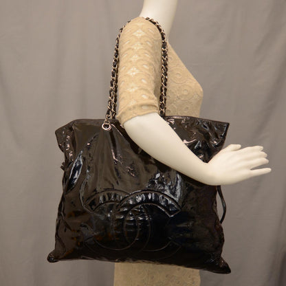 Chanel Patent Bonbons Shopper Tote Black 2 of 8