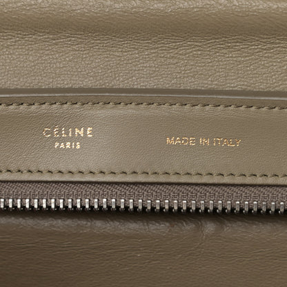 Celine Smooth Calfskin Suede Small Tri-Color Trapeze Orange 6 of 22