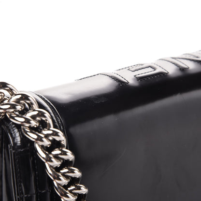 Chanel Glazed Calfskin Large Boy Flap Black 9 of 10
