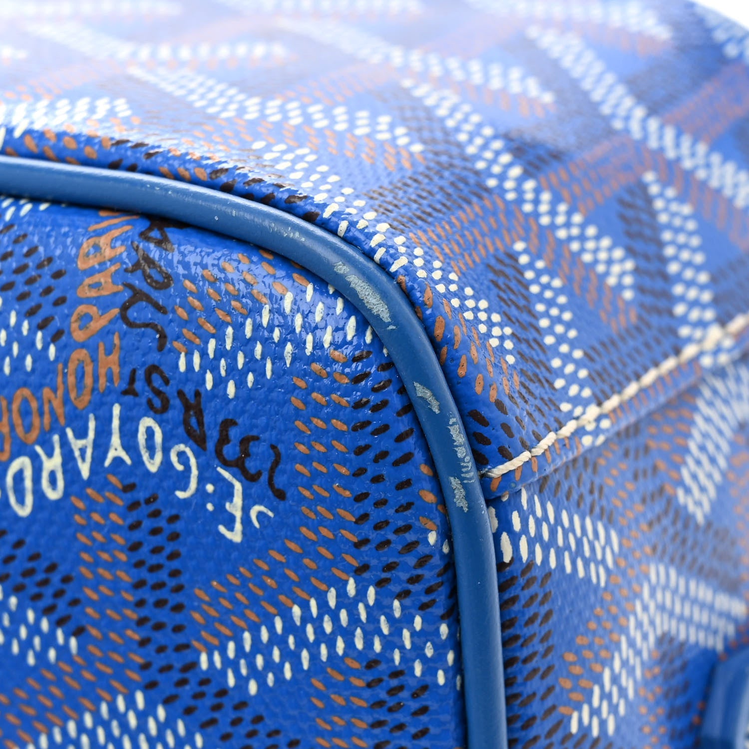 Goyard Goyardine Sac Cap Vert Sky Blue 11 of 12