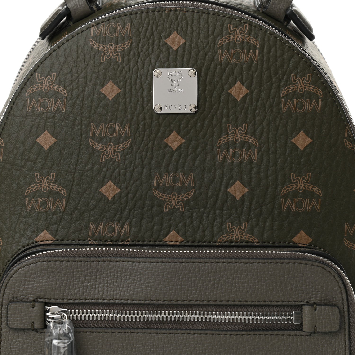 MCM Visetos Medium Stark Backpack Sea Turtle 9 of 11