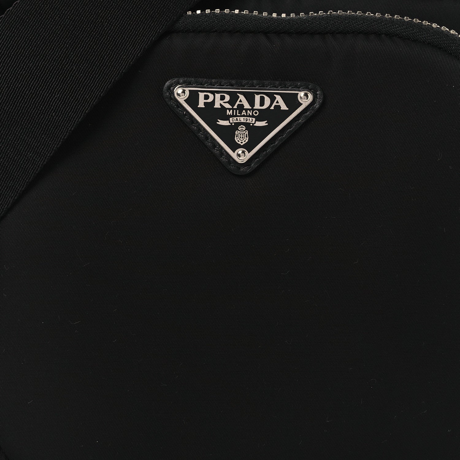 Prada Tessuto Nylon Pocket Top Handle Cargo Bag Black Fuoco 8 of 10