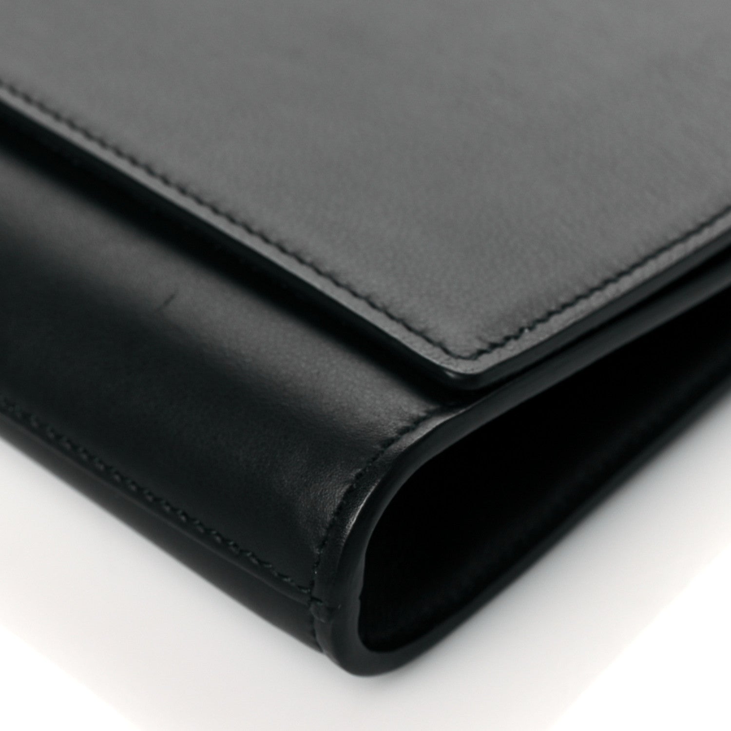 Saint Laurent Calfskin Classic Y Ligne Clutch Black 10 of 10